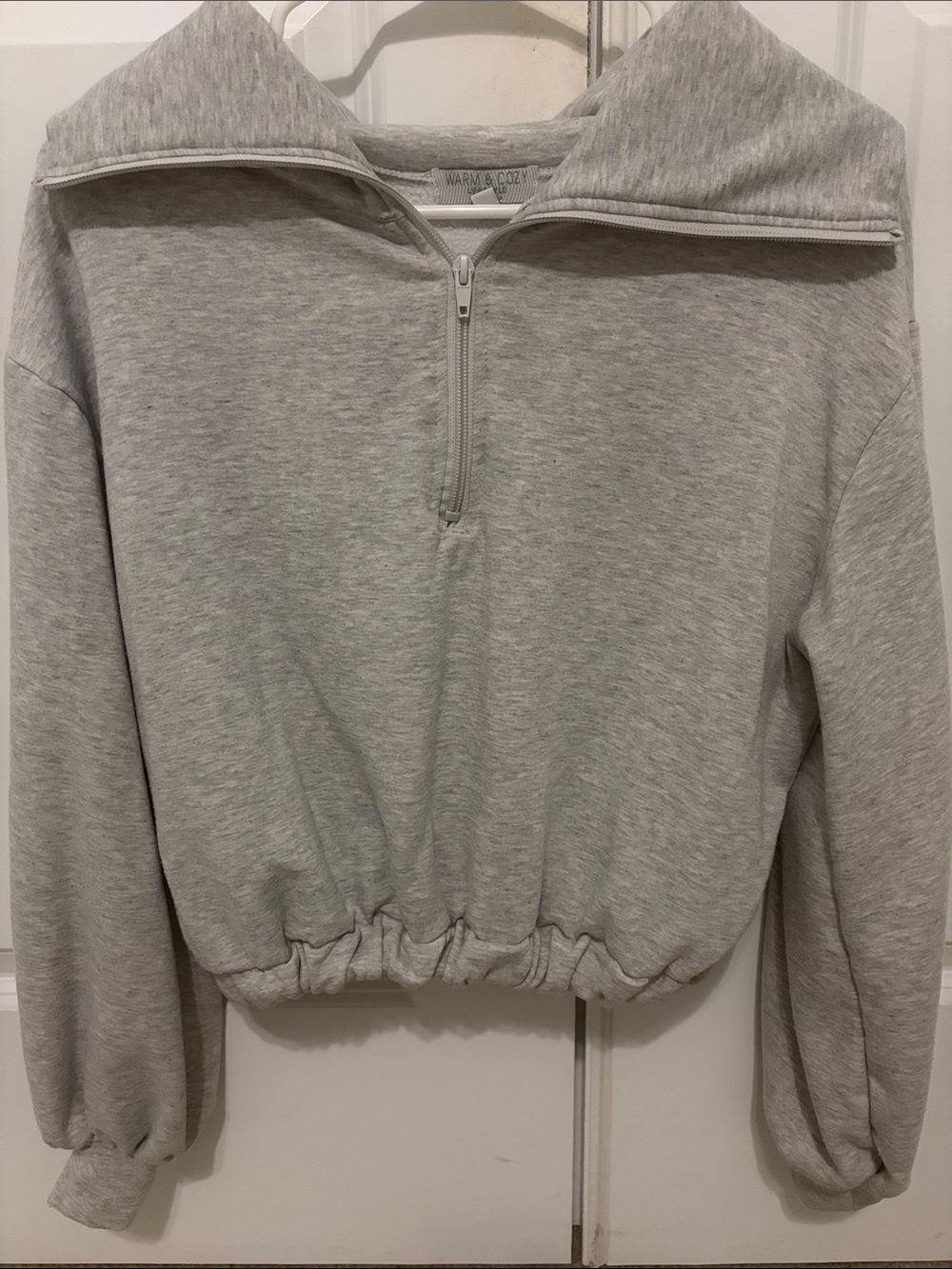 Cute half zip pullover